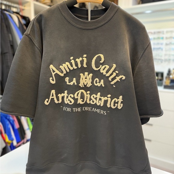 AMIRI Black Short Sleeve Tee